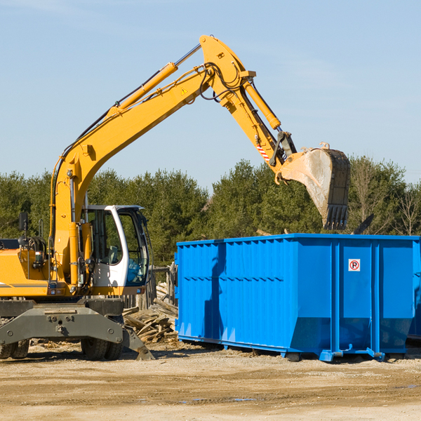 how many times can i have a residential dumpster rental emptied in Brookhaven MS